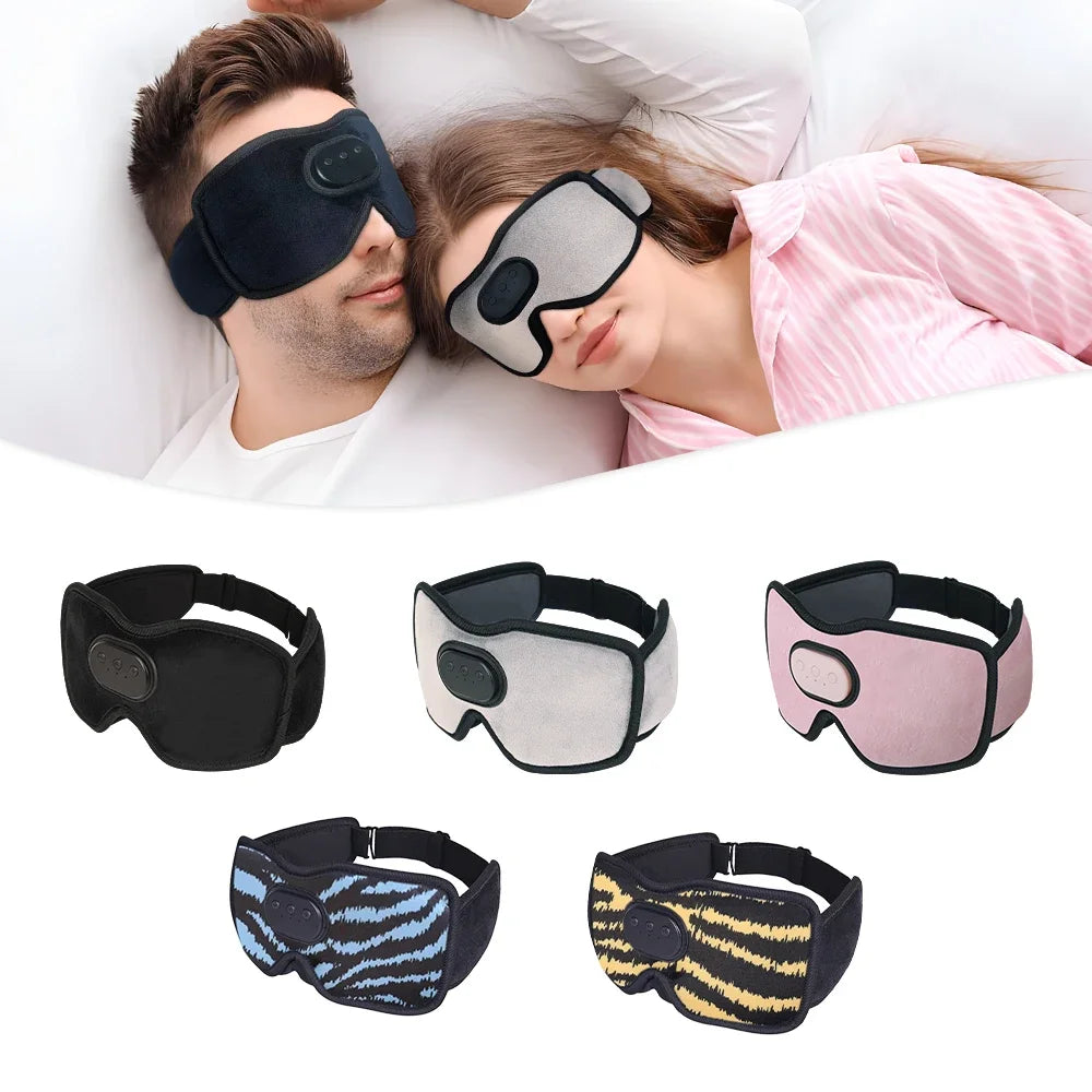 Premium Bluetooth Sleep Eye Mask Headphone - Blending 3D Sleep Headphone Innovation for Sound Sleep Bluetooth Eye Mask