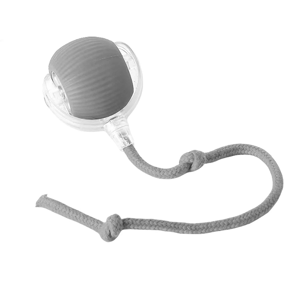 Automatic Rolling Ball with Tail Lamp USB Rechargeable Smart Interactive Cat Ball Toy for Cats Pet Dog accessories 고양이 장난감