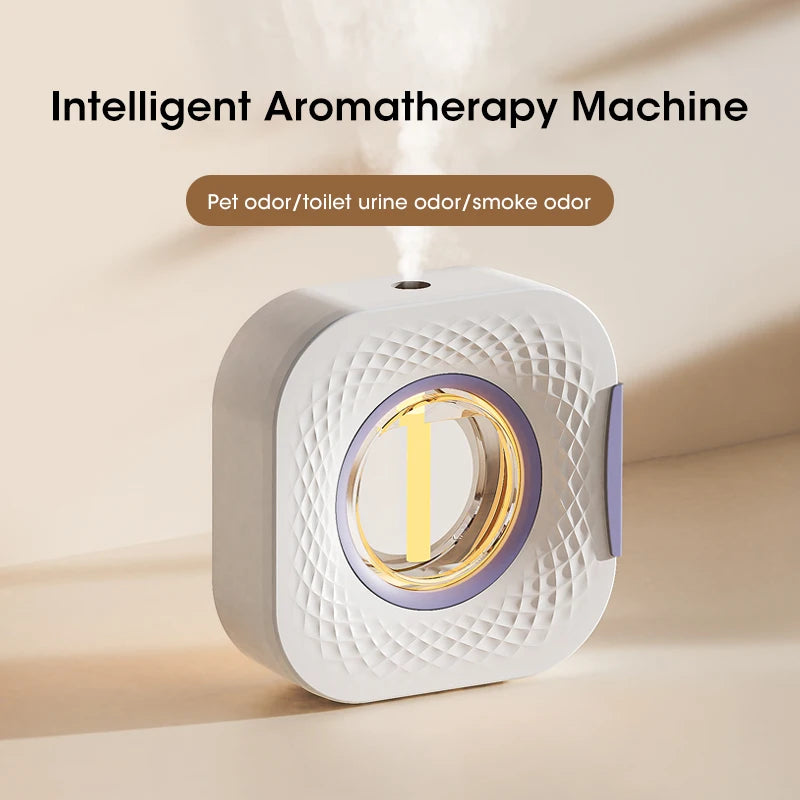 60 ㎡ Oil Aromatherapy Machine Air Purifying Diffuser Toilet Deodorization Fragrance Wall-mounted Humidifier Colorful Night Light
