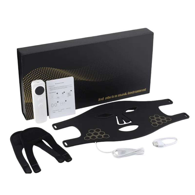 Red Light therapy Mask 460nm 660nm 850nm LED Beauty Devices Face Instrument Rejuvenation Skin Anti Aging Wrinkle Skin Repair