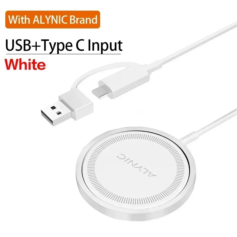 PD 30W Magnetic Wireless Charger Pad For Macsafe iPhone 16 15 14 13 12 Pro Max X XS XR 8 Plus USB C Fast Charging Dock Station