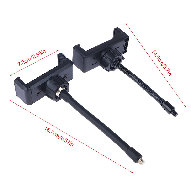 Flexible Hose Mobile Phone Clip Bracket Suitable For Smartphone Live Selfie Ring Light