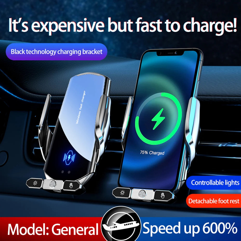 15W Car Wireless Charger Stand for iPhone 16 15 14 13 12 Pro Max Samsung 3 in 1 Magnetic Adapters Phone Fast Charging Chargers