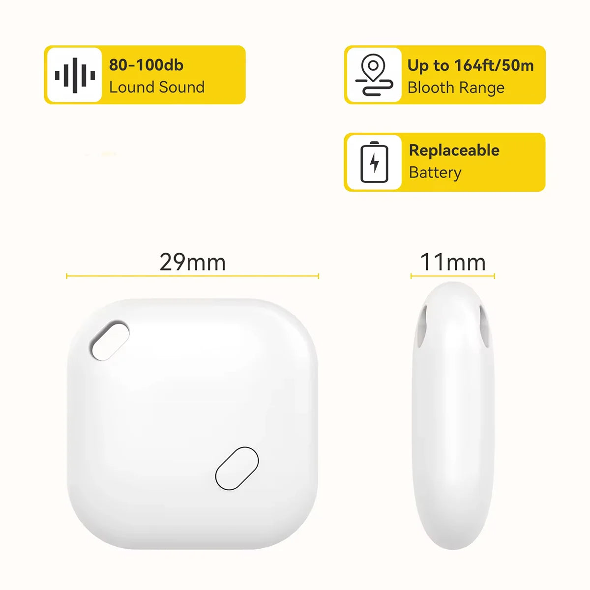 Smart Tracker For Find My APP Child/Pet Item Finder Key Anti-Lost Reminder Device MFI Rated Locator Smart Bluetooth gps Tracker