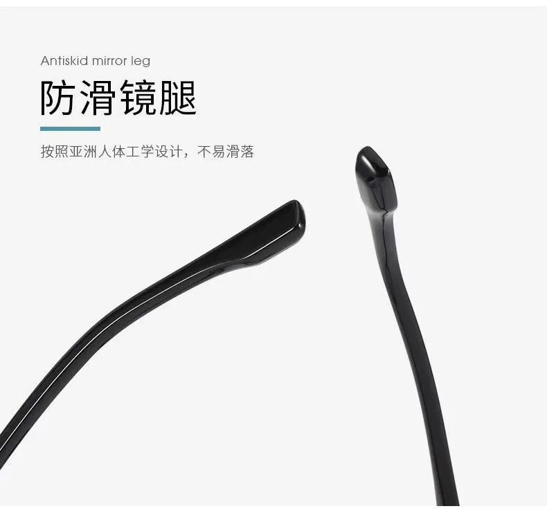 Black Computer Glasses Frame Women Men Anti Blue Light Square Rectangle Eyewear Blocking Glasses Optical Spectacle Eyeglass