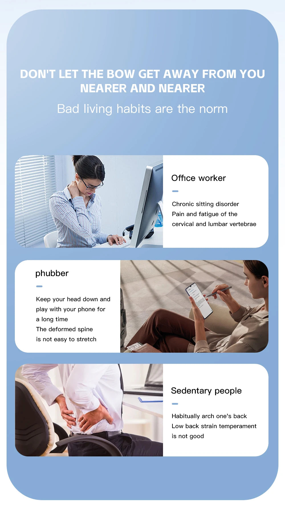 Posture Back Brace Adjustable Back Support Strap to Prevent Spinal Distortion and Hunchback Suitable for Men and Women