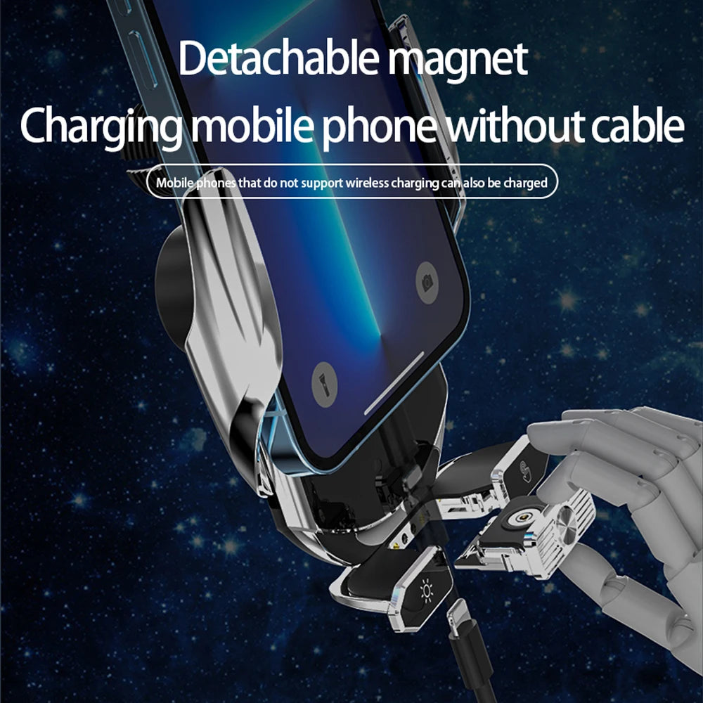 15W Car Wireless Charger Stand for iPhone 16 15 14 13 12 Pro Max Samsung 3 in 1 Magnetic Adapters Phone Fast Charging Chargers