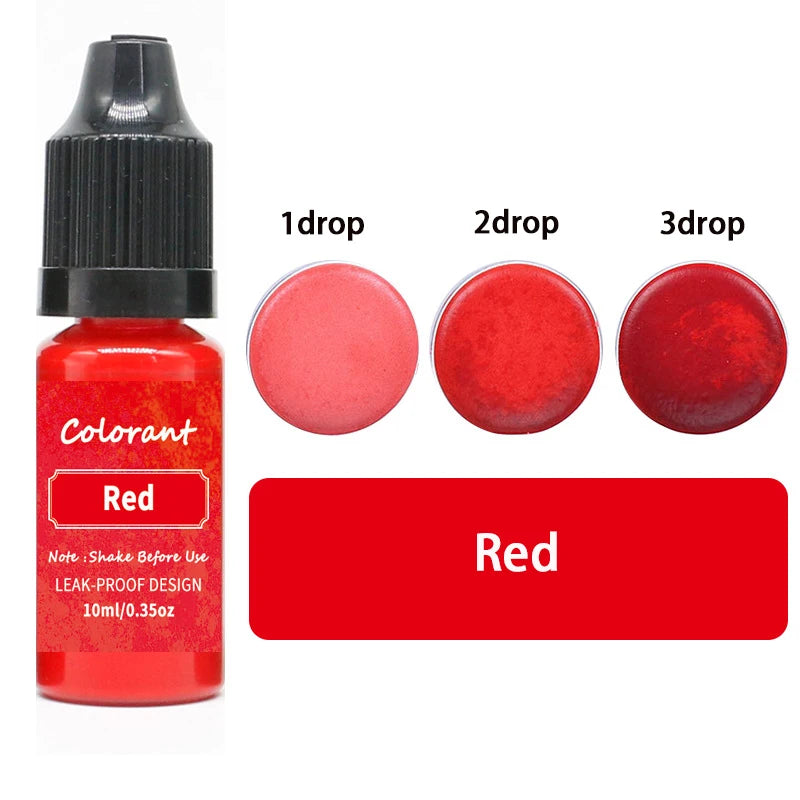 20 Colors Candle Dyes Pigment Aromatherapy Liquid Colorant Pigment DIY Candle Mold Soap Coloring Handmade Crafts Resin Pigment