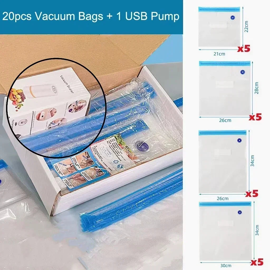 Vacuum Sealed Food Storage Box, Clear Fresh-Keeping Box, Capacity Food Dispenser, Transparent Container with Vacuum Pump