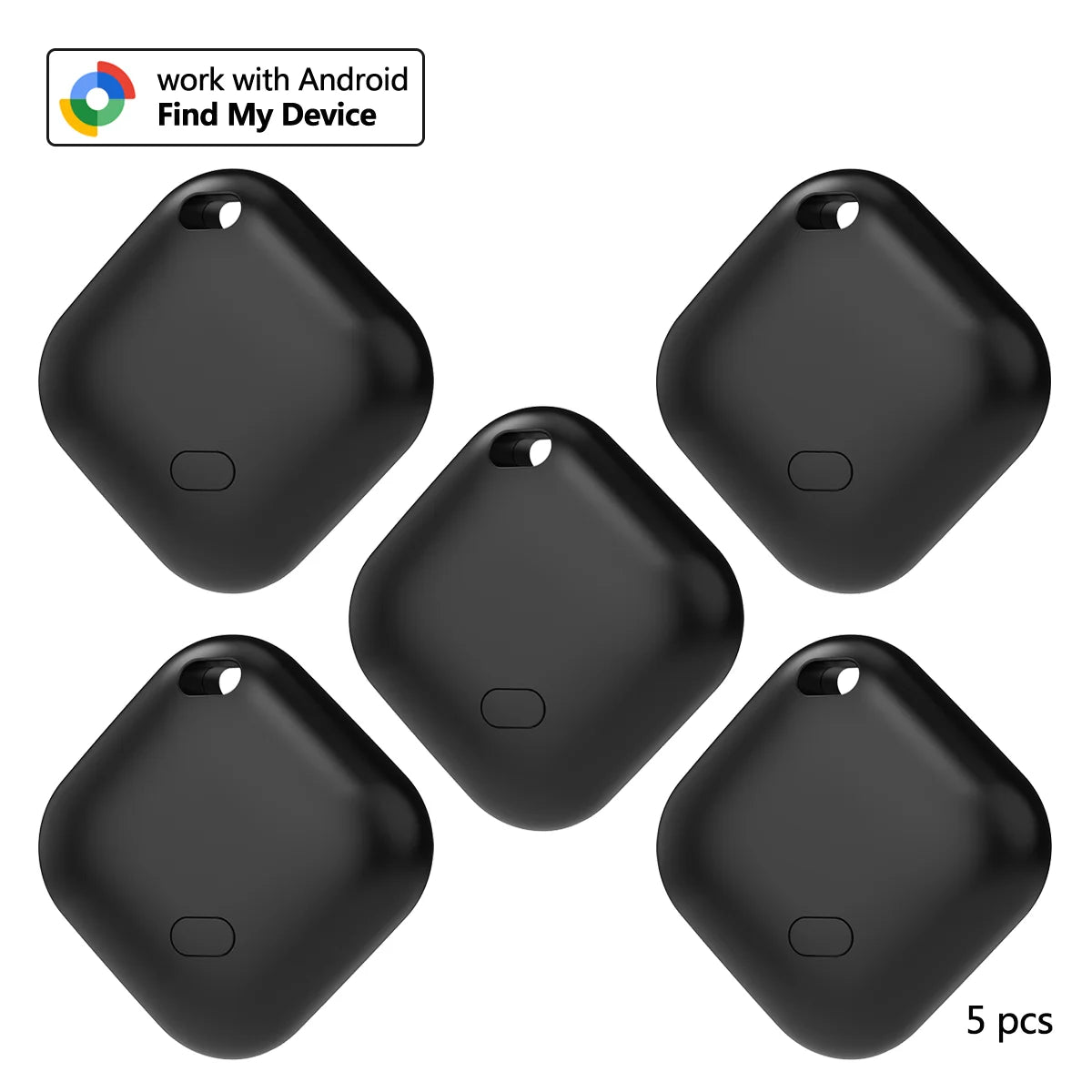 Smart Tracker Tag for Android device Google Find Hub App air tag Key Finder pet/bag tracker Google Certified Bluetooth Finder