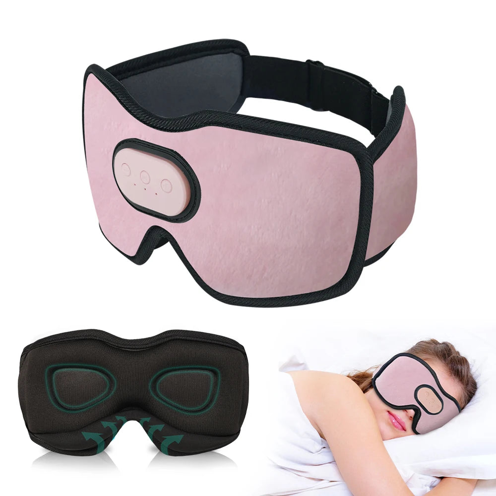 Premium Bluetooth Sleep Eye Mask Headphone - Blending 3D Sleep Headphone Innovation for Sound Sleep Bluetooth Eye Mask