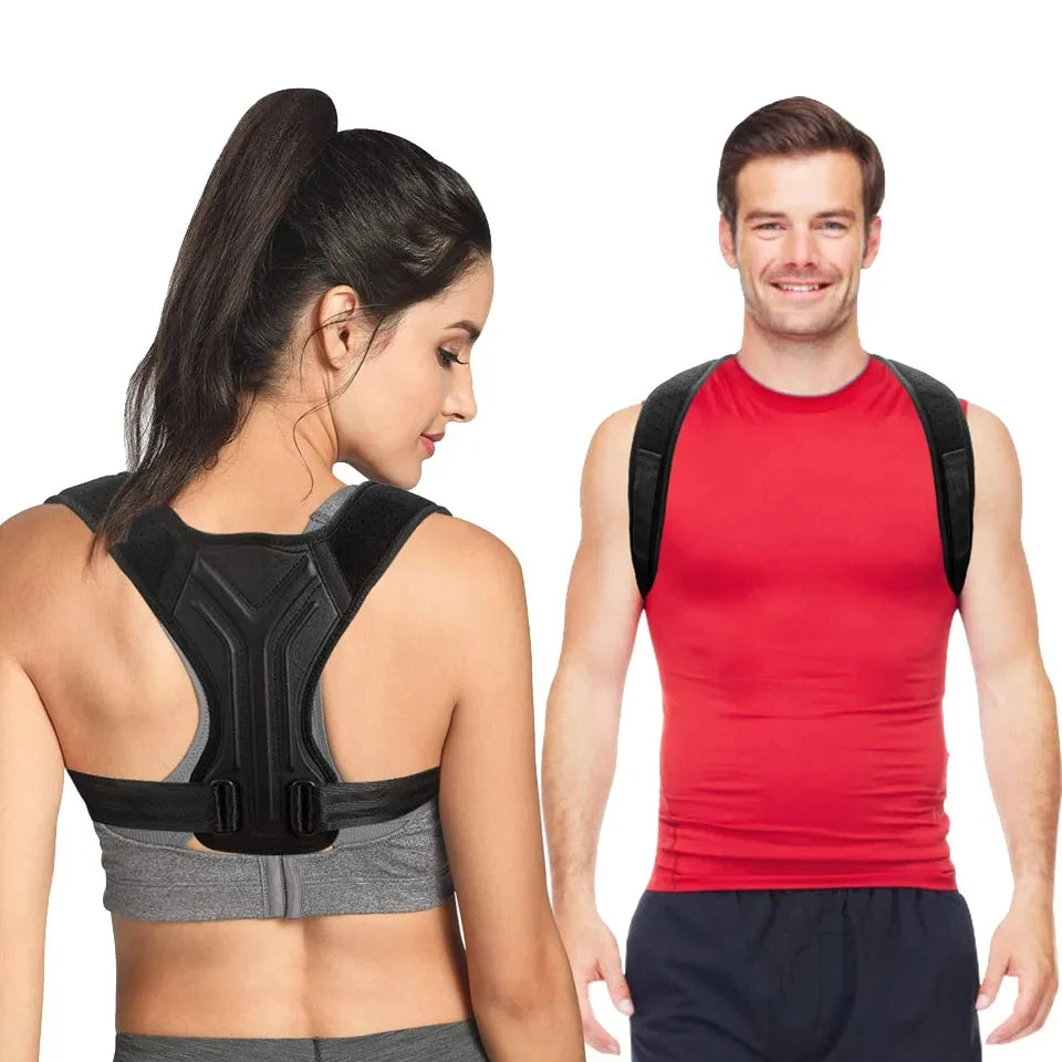 LOOGDEEL Posture Corrector Back Brace Adjustable Posture Brace for Upper Back Shoulder Back Pain Relief Trainer Spine Support