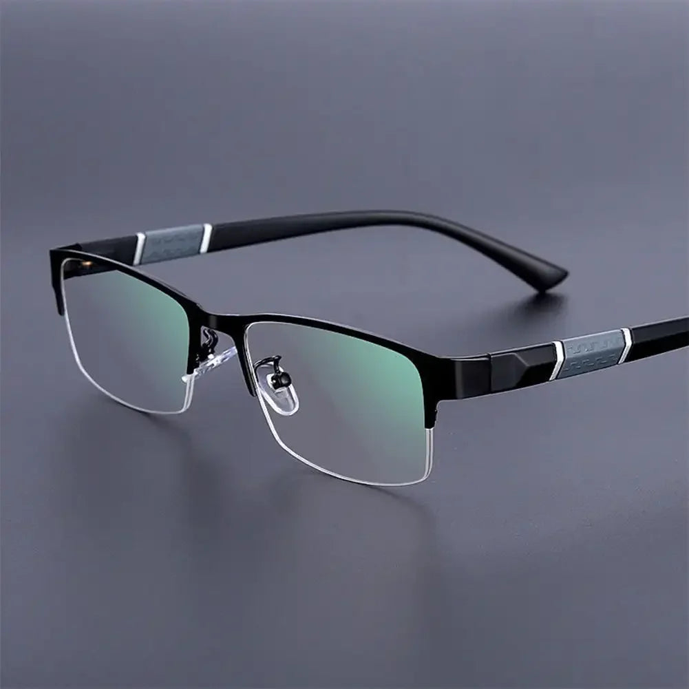 Half Frame Blue Light Blocking Glasses Flat Glasses Fashion Women Men Comfortable Transparent Glasses Anti Radiation Glasses