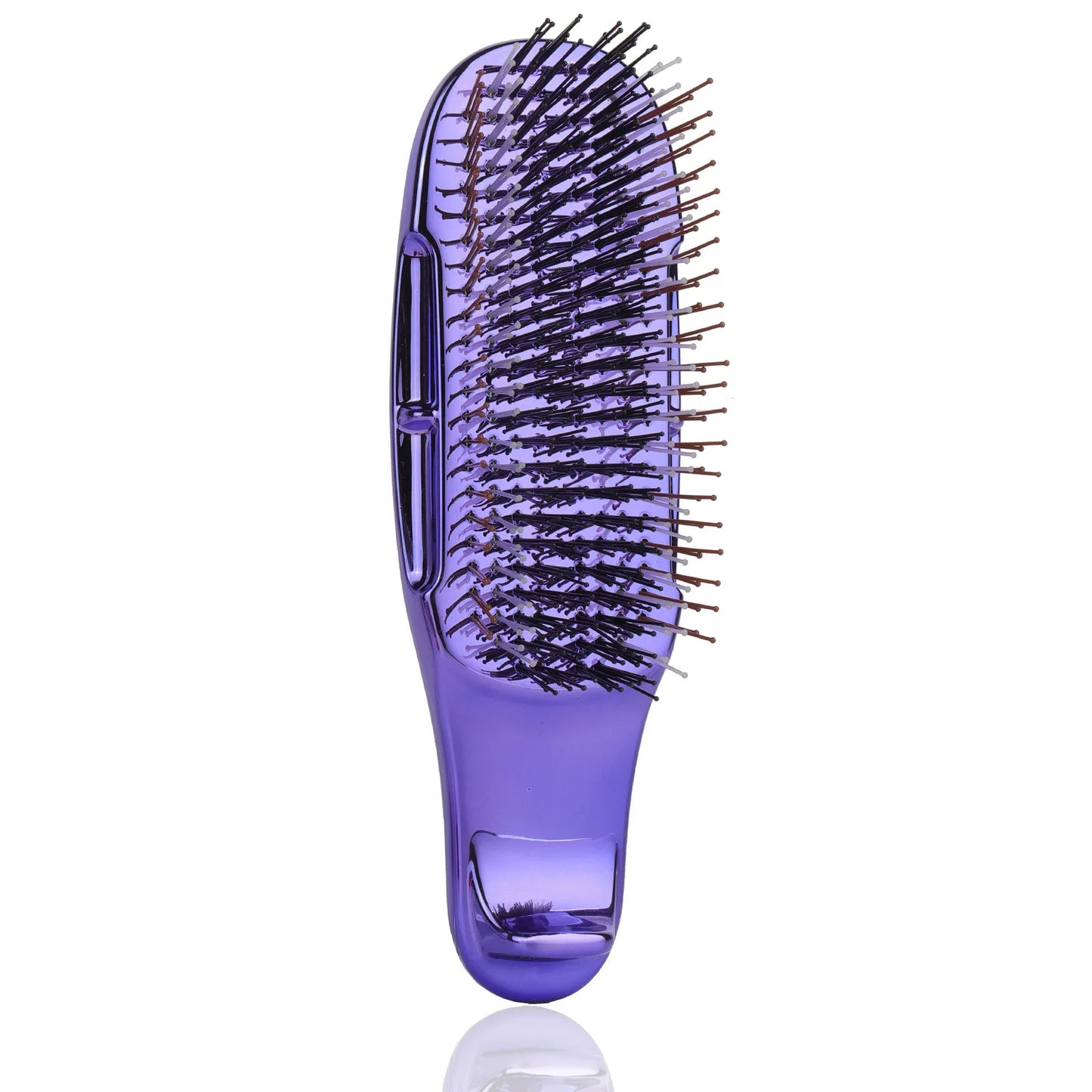 Japanese Premium Head Massager Scalp Brush Hair Massager Shampoo Brush Wet Plastic Detangling Brush Hair Cleaning Comb Rose Gold