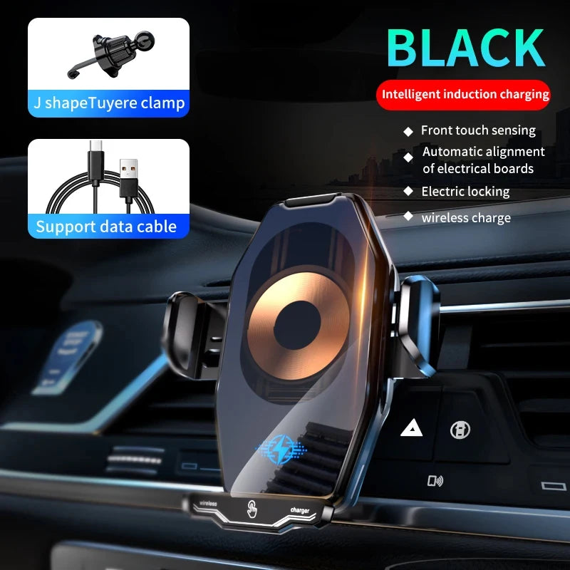 15W Car Wireless Charger Stand for iPhone 16 15 14 13 12 Pro Max Samsung 3 in 1 Magnetic Adapters Phone Fast Charging Chargers
