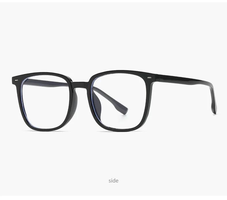 Black Computer Glasses Frame Women Men Anti Blue Light Square Rectangle Eyewear Blocking Glasses Optical Spectacle Eyeglass