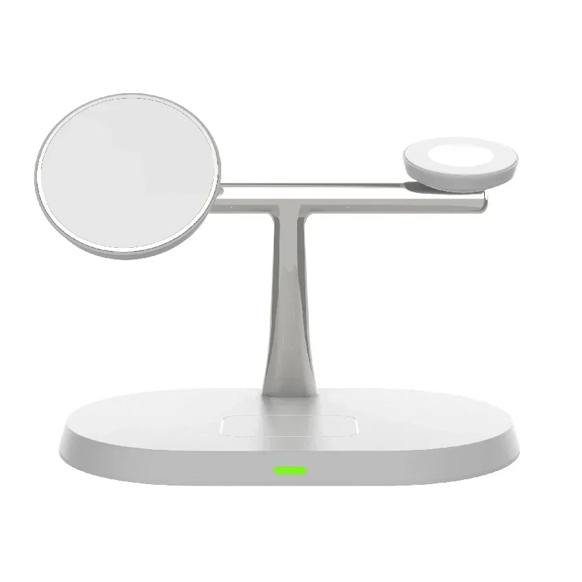 3 in 1 100W Magnetic Wireless Charger Stand For Magsafe iPhone 16 15 14 13 12 Apple Watch 8 7 Airpods Pro Fast Charging Station