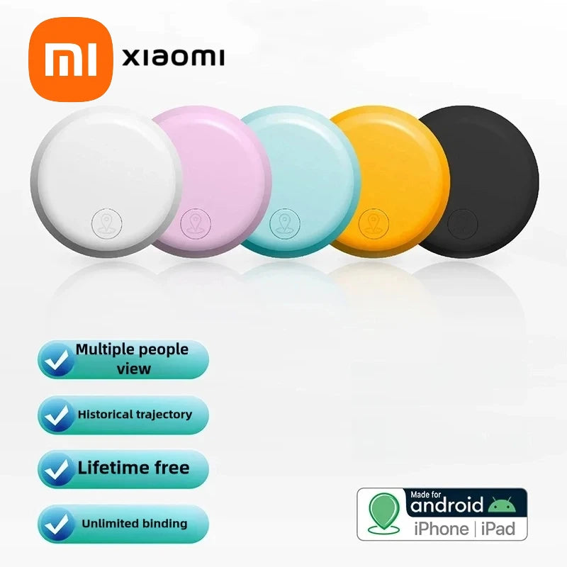 XIAOMI Mini Smart Anti-Lost Tracker Reminder For Pets Kids GPS Locator AntiLost Alarm Wallet Keychain Smart Tag Bluetooth Tracer