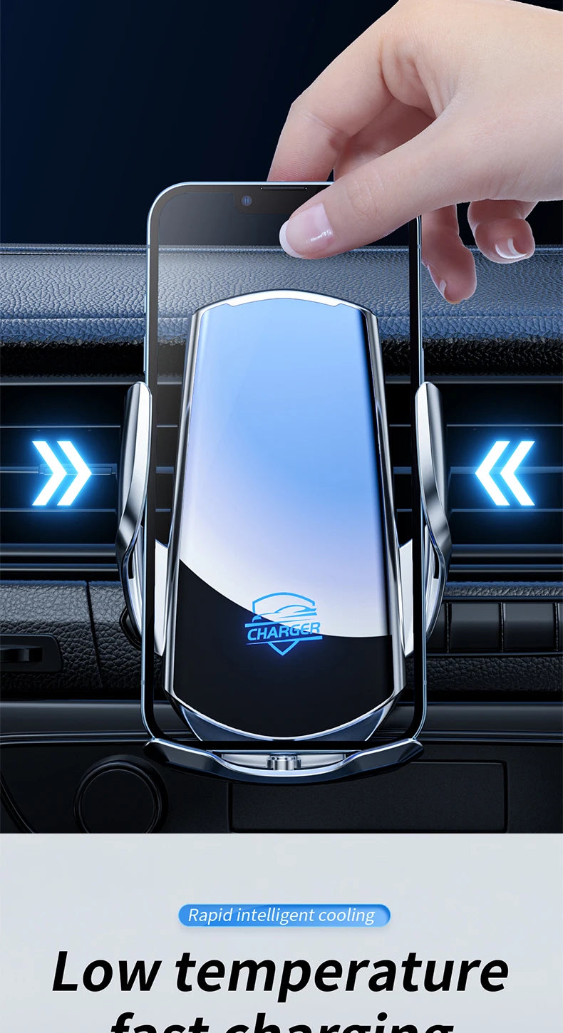15W Car Wireless Charger Stand for iPhone 16 15 14 13 12 Pro Max Samsung 3 in 1 Magnetic Adapters Phone Fast Charging Chargers