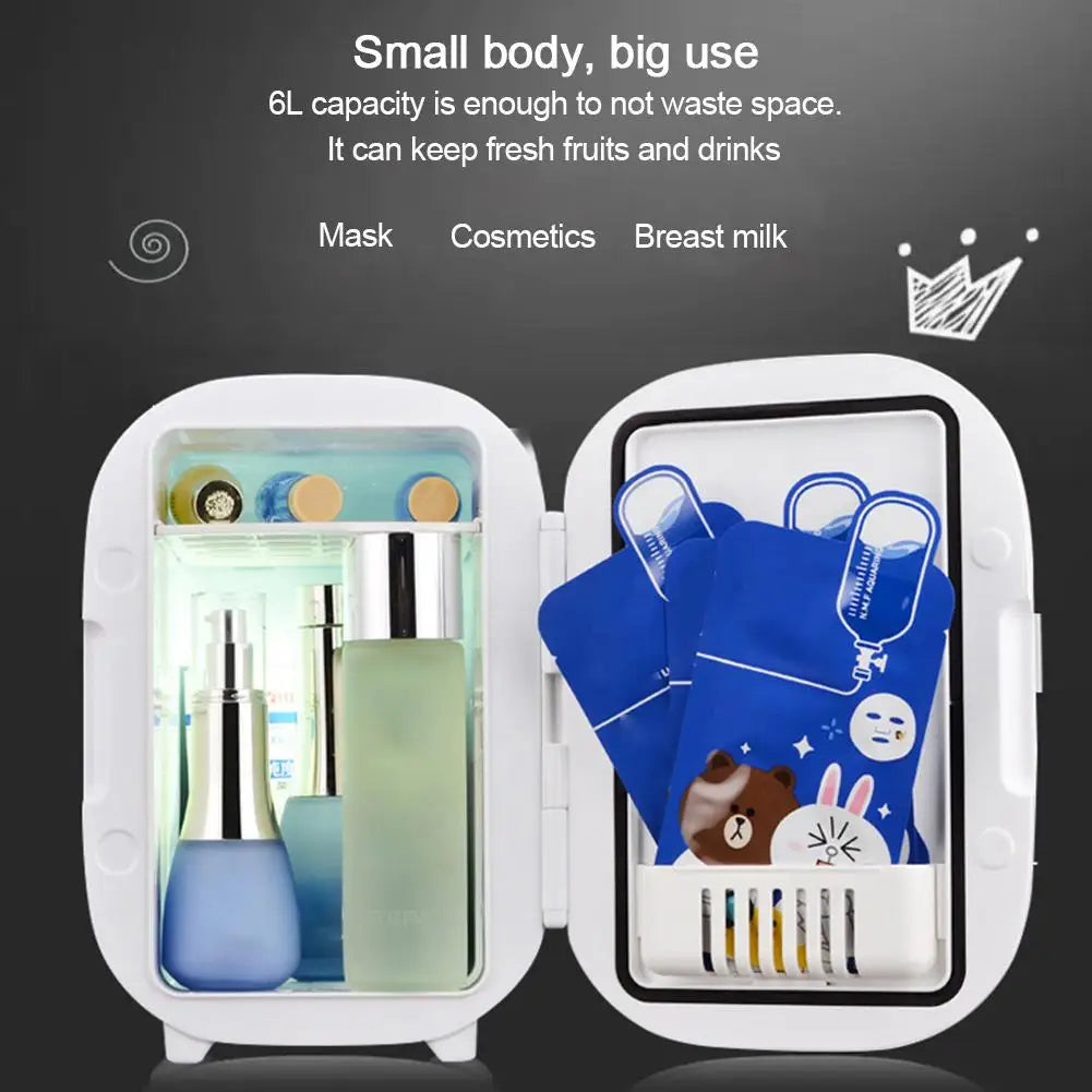 Cheap 6L Personal Custom Small Beauty Skin Care Makeup Cosmetic Refrigerator Mini Fridge For Cosmetic