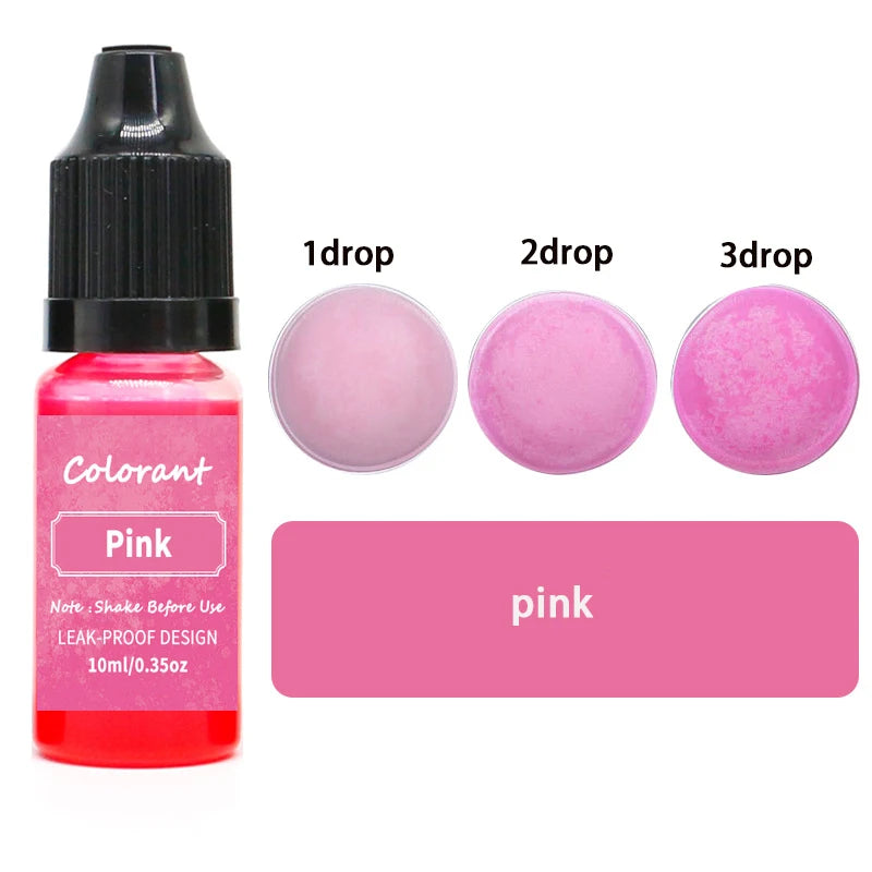 20 Colors Candle Dyes Pigment Aromatherapy Liquid Colorant Pigment DIY Candle Mold Soap Coloring Handmade Crafts Resin Pigment