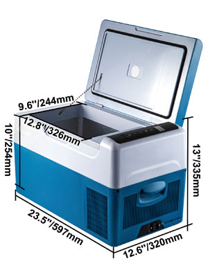 SucceBuy 20L22L35L45L55L Car Refrigerator Mini Fridge Freezer Portable Compressor Cooler 12/24V DC 110-240V Ice Box for Camping