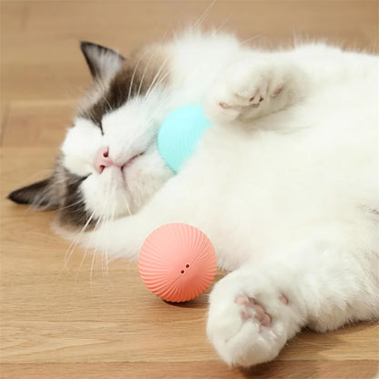Smart Cat Toys Balls Automatic Interactive Pet Electric Rolling Teaser USB Rechargeable Kitty Moving Bouncing ball Mouse Car toy