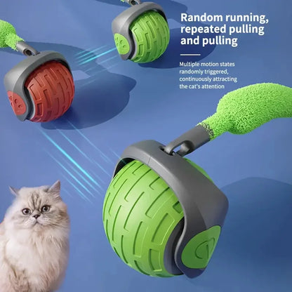 Smart Cat Toys Balls Automatic Interactive Pet Electric Rolling Teaser USB Rechargeable Kitty Moving Bouncing ball Mouse Car toy
