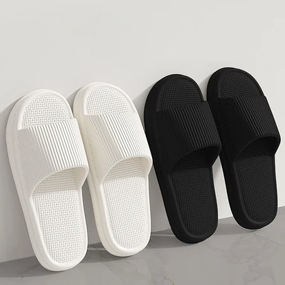 2025 Summer Women's Solid Color Casual Simple Slipper, EVA Material, Comfortable Indoor/Outdoor Dual-use, Anti-Slip Design.