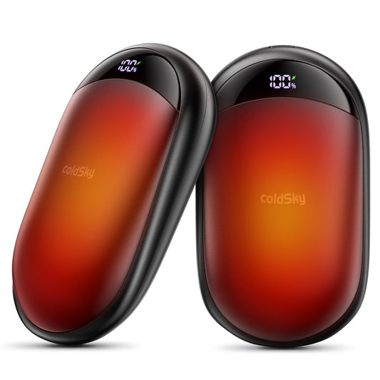 Hand Warmers Rechargeable 2 Pack Magnetic 3 Settings Fast Heating Electric Portable Pocket Heater for Women Men Outdoor Camping