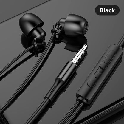 3.5mm Noise-cancelling Sleep Headphones With Mic HiFi Soft Silicone Soundproof Sleep On The Side Without Pressure Plug For Phone