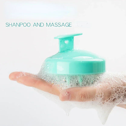 Silicone Shampoo Brush Scalp Antipruritic Massage Hair Washing Combs Body Cleansing Exfoliator Bathing Brushes Hairdressing Tool