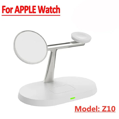 3 in 1 100W Magnetic Wireless Charger Stand For Magsafe iPhone 16 15 14 13 12 Apple Watch 8 7 Airpods Pro Fast Charging Station