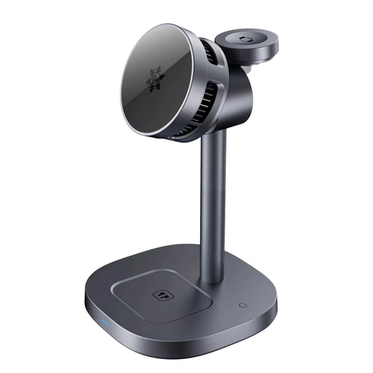 TEC Cooling Qi2 3 in 1 Magnetic  Wireless Charger Stand 15W Fast Charging for Iphone 16 15 14pro Max, Airpods,iwatch Series