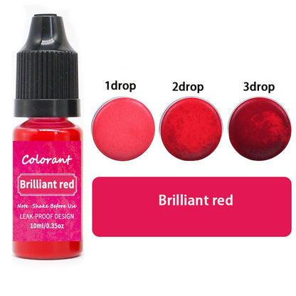 20 Colors Candle Dyes Pigment Aromatherapy Liquid Colorant Pigment DIY Candle Mold Soap Coloring Handmade Crafts Resin Pigment