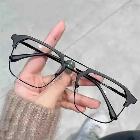 Luxury Brand Square Black Frame Myopia Glasses Anti-blue Light Women Men Near Sight Eyeglasses Unisex Goggles Diopters -0 To -6