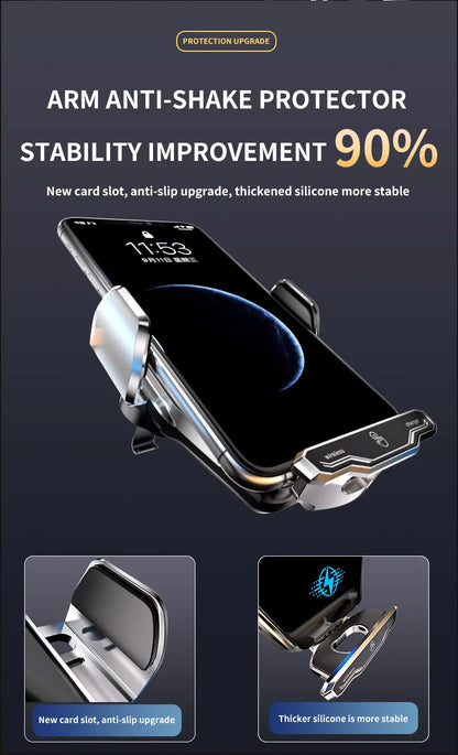 15W Car Wireless Charger Stand for iPhone 16 15 14 13 12 Pro Max Samsung 3 in 1 Magnetic Adapters Phone  Fast Charging Chargers