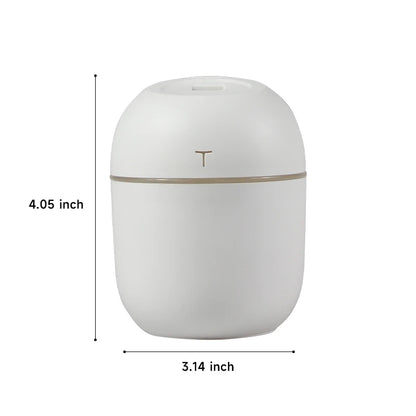 USB Aroma Diffuser 220ml Mini Essential Oil Diffuser Portable Mute Ultrasonic Air Humidifier Vehicle Humidifier with LED Lights