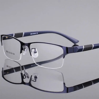 Half Frame Blue Light Blocking Glasses Flat Glasses Fashion Women Men Comfortable Transparent Glasses Anti Radiation Glasses