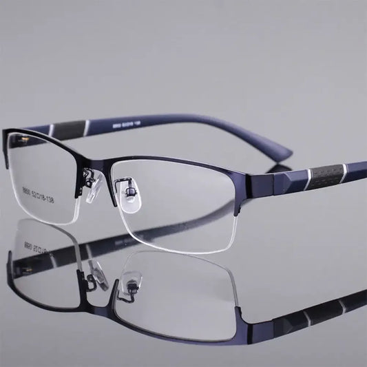 Half Frame Blue Light Blocking Glasses Flat Glasses Fashion Women Men Comfortable Transparent Glasses Anti Radiation Glasses