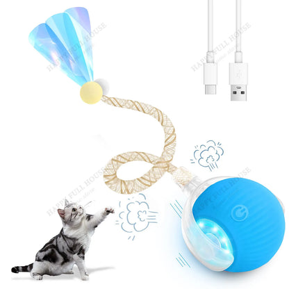 Speedy Tail 3.0 Smart Interactive Cat Toy with 3 Play Modes, Auto Moving Ball Toy for Indoor Bored Kitten & Adult Cats