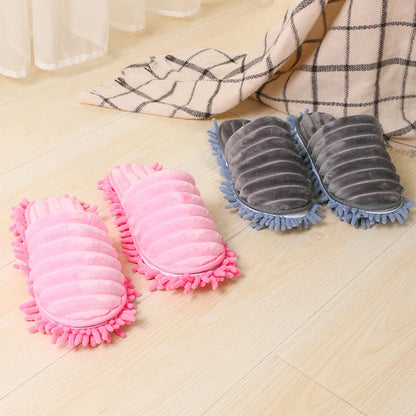 Multifunction Floor Dust Cleaning Slippers Shoes Lazy Mopping Shoes Mop Caps House Home Clean Cover Wipe Shoes Cleaning Tools