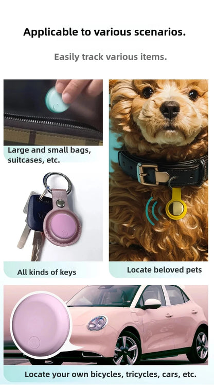 XIAOMI Mini Smart Anti-Lost Tracker Reminder For Pets Kids GPS Locator AntiLost Alarm Wallet Keychain Smart Tag Bluetooth Tracer