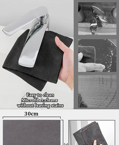 1/3/5/10Pcs Magic Cleaning Cloths Reusable Microfiber Washing Rags Microfiber Glass Clean Towel Washable Lint-free Cleaning Rags