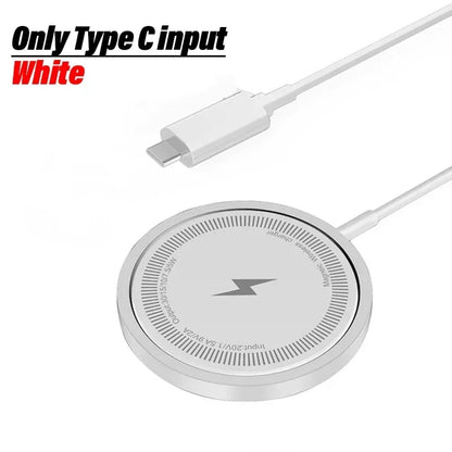 PD 30W Magnetic Wireless Charger Pad For Macsafe iPhone 16 15 14 13 12 Pro Max X XS XR 8 Plus USB C Fast Charging Dock Station