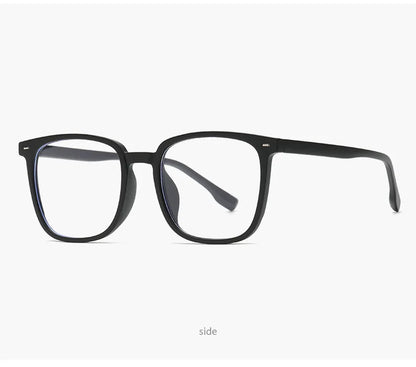 Black Computer Glasses Frame Women Men Anti Blue Light Square Rectangle Eyewear Blocking Glasses Optical Spectacle Eyeglass