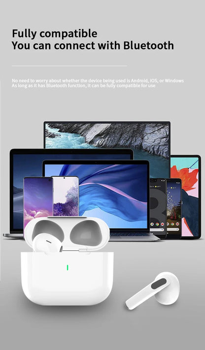 Original AIR Wireless Bluetooth Earphones ANC Noise Reduction Earbuds Microphone TWS Long battery life Pod Spatial Audio PRO