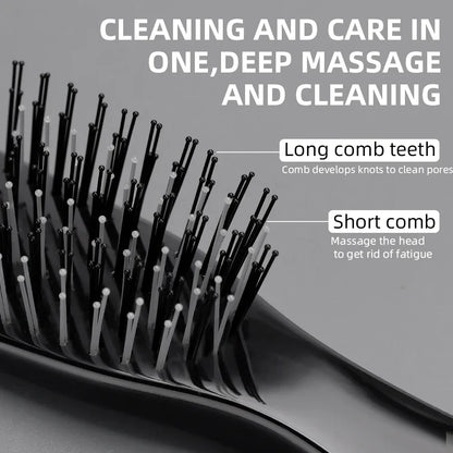 Japanese Premium Scalp Massage Brush Head Massager Detangling Hair Brush Wet Curly Hair Comb Shampoo Brush Barber Styling Tools