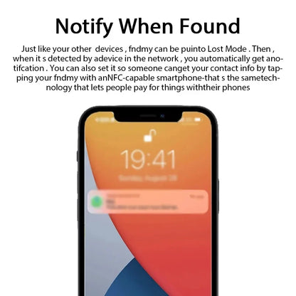 For Apple Find My Mini Bluetooth GPS Tracker Anti Lose Reminder Device Key Finder Kid Bag Wallet Car  Pet Dog Locator Smart Tag