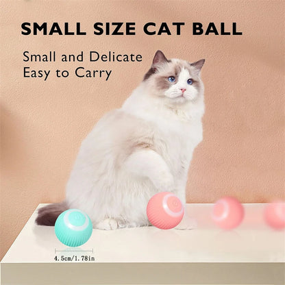 Smart Cat Toys Balls Automatic Interactive Pet Electric Rolling Teaser USB Rechargeable Kitty Moving Bouncing ball Mouse Car toy